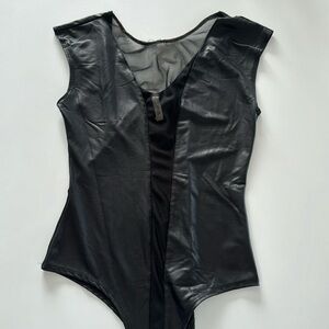 Sexy black thong bodysuit from Arden B